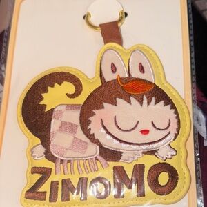 Pop Mart The Monsters Series Zimomo luggage tag
